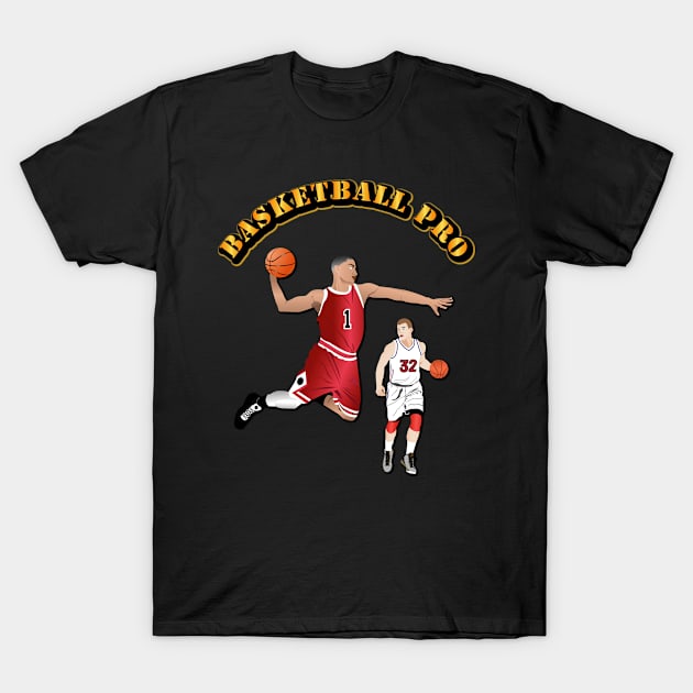 Basketball Pro T-Shirt by Pet & Nature Lovers